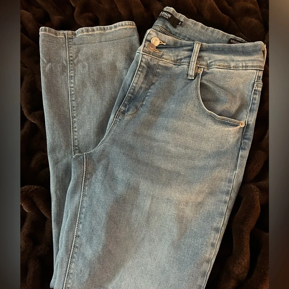 Hudson Beth Mid-Rise Baby Bootcut Jeans Size 12 - Picture 7 of 7